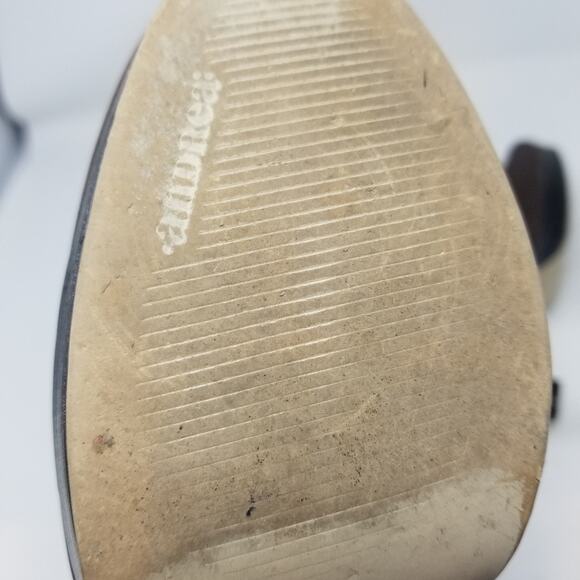 Andrea Brown Ankle Boots Suede Elasticized Platform Heels Size 7.5 - Picture 6 of 14